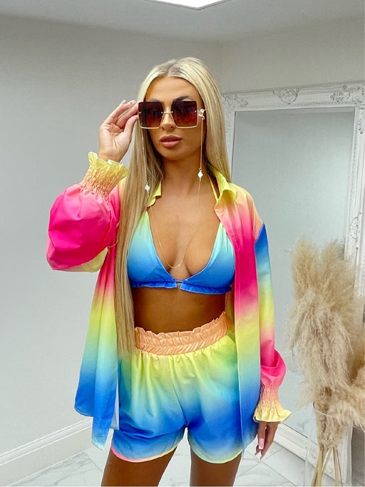 Candy - Blue Multicoloured 3 Piece Co-ord Set