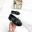 Baby Ava - Black Patent with Fringe and Bow Detail Flat Loafer